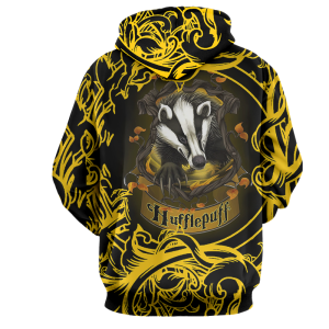 Loyal Like A Hufflepuff Harry Potter 3D Hoodie