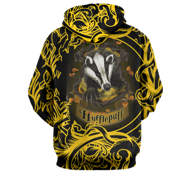 Loyal Like A Hufflepuff Harry Potter 3D Hoodie