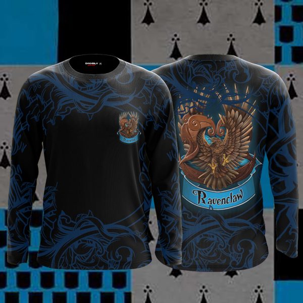 Wise Like A Ravenclaw Harry Potter 3D Long Sleeve Shirt