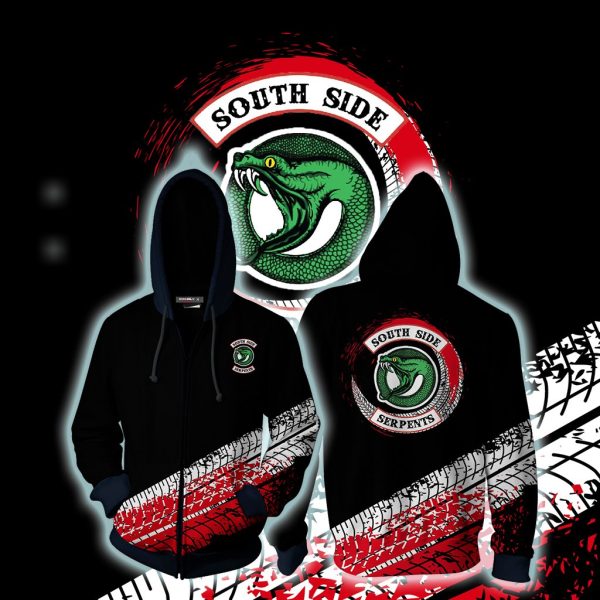 Riverdale Southside Serpents Zip Up Hoodie