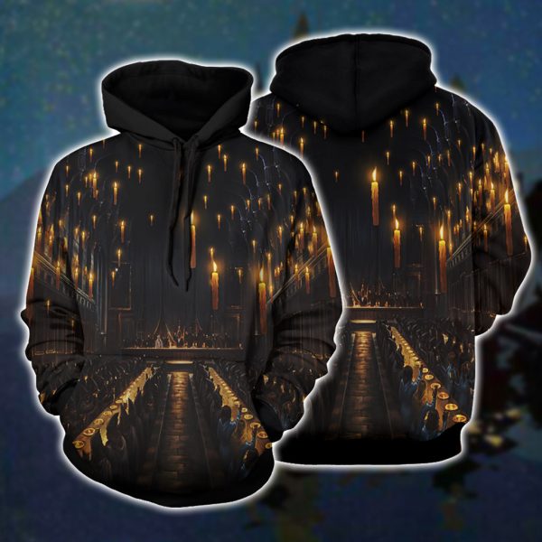 The Great Hall Harry Potter 3D Hoodie