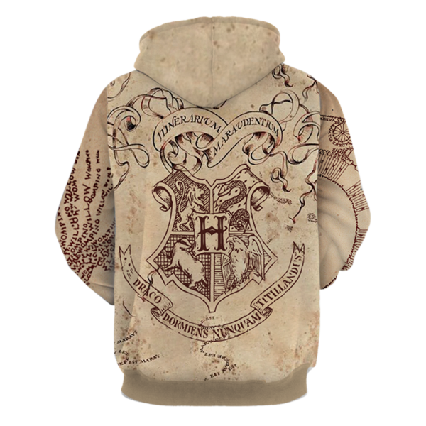 The Marauder's Map Harry Potter 3D Hoodie