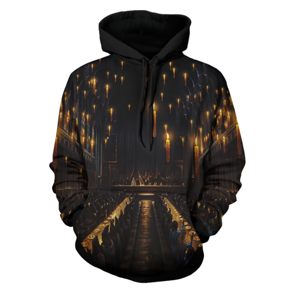 The Great Hall Harry Potter 3D Hoodie