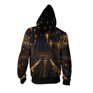 The Great Hall Harry Potter Zip Up Hoodie