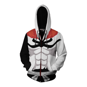 Bleach Vasto Lorde Ichigo Cosplay Zip Up Hoodie Jacket