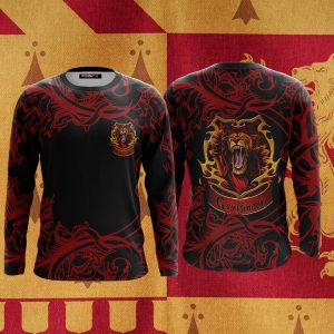 Brave Like A Gryffindor Harry Potter 3D Long Sleeve Shirt