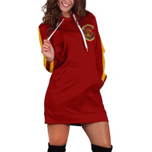 Gryffindor Quidditch Team Est 1092 Harry Potter 3D Hoodie Dress