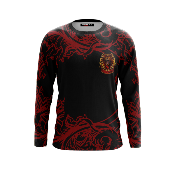 Brave Like A Gryffindor Harry Potter 3D Long Sleeve Shirt