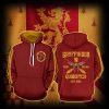 Gryffindor Quidditch Team Est 1092 Harry Potter 3D Hoodie