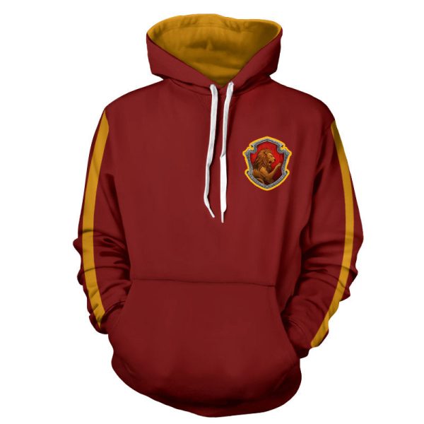 Gryffindor Quidditch Team Est 1092 Harry Potter 3D Hoodie