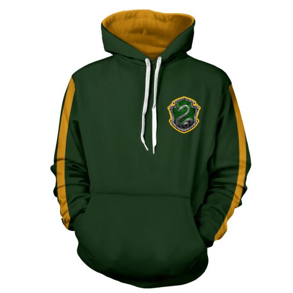 Slytherin Quidditch Team Est 1092 Harry Potter 3D Hoodie