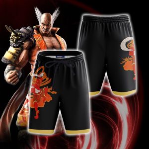 Heihachi Mishima Tekken Game Beach Short