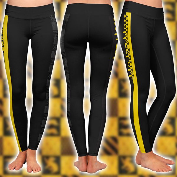 Hufflepuff House Harry Potter Simple Style 3D Leggings