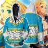 The Legend Of Zelda Princess Zelda Cosplay Zip Up Hoodie Jacket