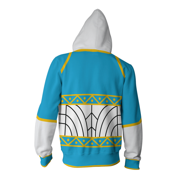 The Legend Of Zelda Princess Zelda Cosplay Zip Up Hoodie Jacket