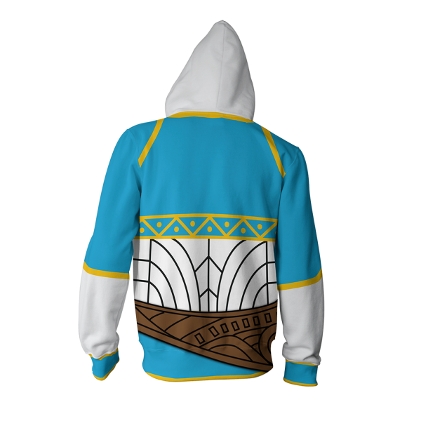 The Legend Of Zelda Princess Zelda Cosplay Zip Up Hoodie Jacket