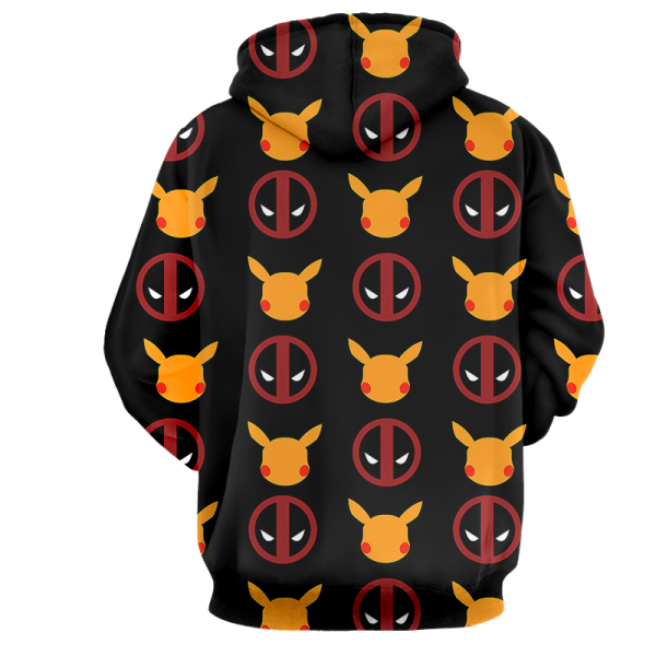 PikaPool Deadpool And Pikachu 3D Hoodie