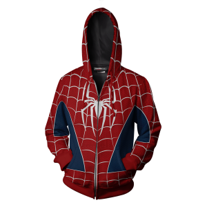 Spider-man PS4 new update Suit Cosplay Zip Up Hoodie Jacket