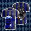 Striped Ravenclaw Harry Potter Unisex 3D T-shirt