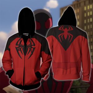 Scarlet Spider II Cosplay PS4 New Look Zip Up Hoodie Jacket