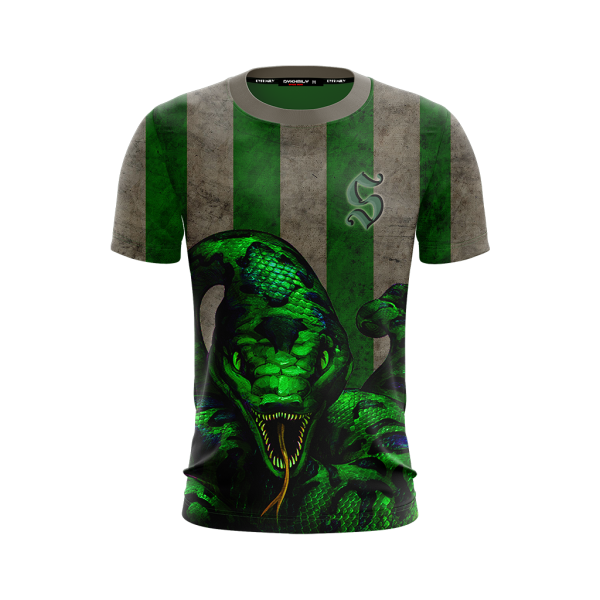 Striped Slytherin Harry Potter Unisex 3D T-shirt