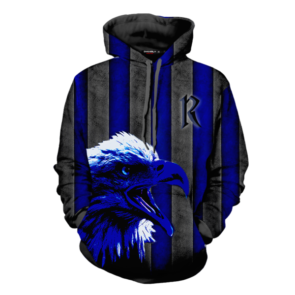 Striped Ravenclaw Harry Potter 3D Hoodie