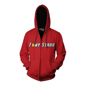 Tony Stark Iron Man Mark Zip Up Hoodie