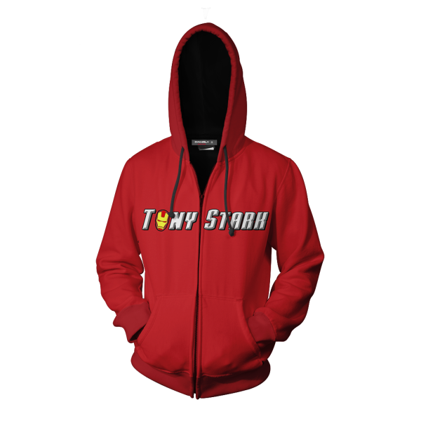 Tony Stark Iron Man Mark Zip Up Hoodie