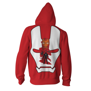 Tony Stark Iron Man Mark Zip Up Hoodie