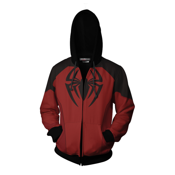 Scarlet Spider II Cosplay PS4 New Look Zip Up Hoodie Jacket