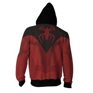 Scarlet Spider II Cosplay PS4 New Look Zip Up Hoodie Jacket