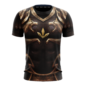 God Of War 2 Kratos Armor Cosplay Unisex 3D T-shirt