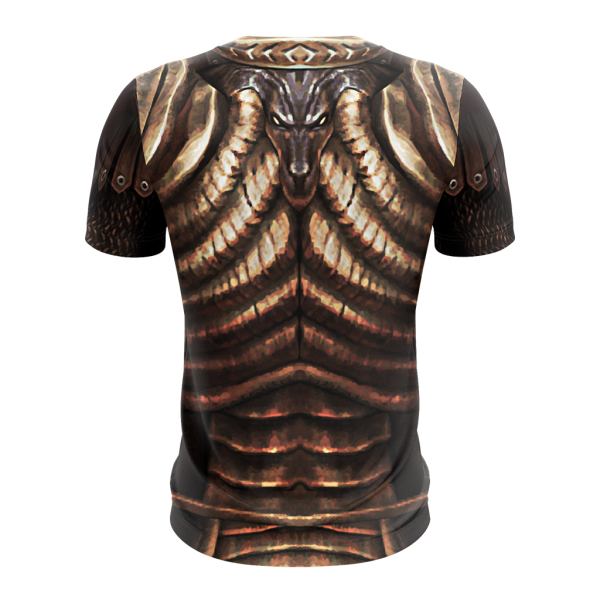 God Of War 2 Kratos Armor Cosplay Unisex 3D T-shirt