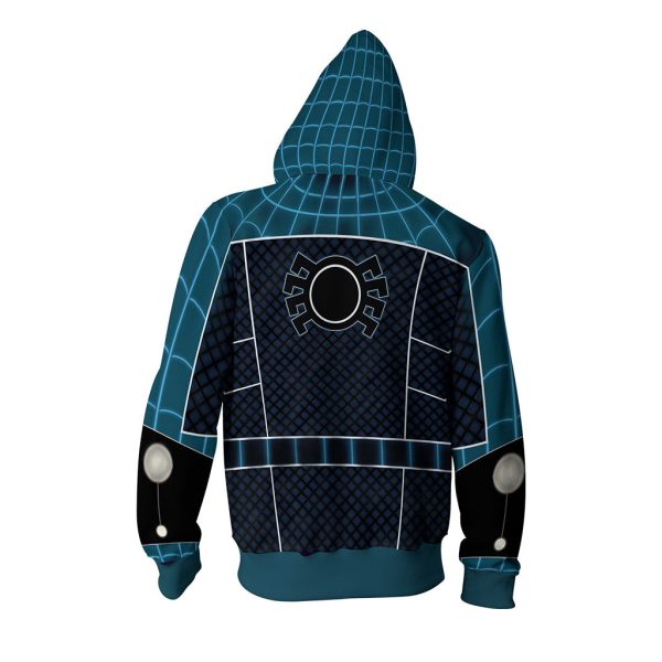 Spider-Man Fear Itself Cosplay PS4 Zip Up Hoodie Jacket