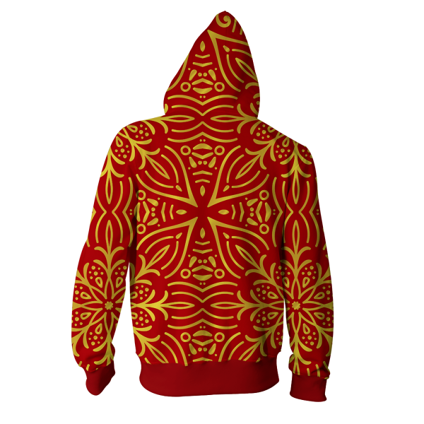 House Gryffindor Brave At Heart Harry Potter Zip Up Hoodie