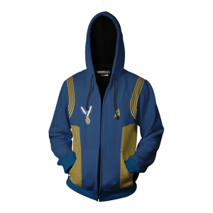 Star Trek: Discovery Uniforms Cosplay Zip Up Hoodie Jacket