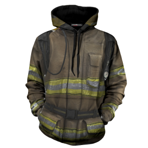 Firefighter Costume Cosplay 3D Hoodie