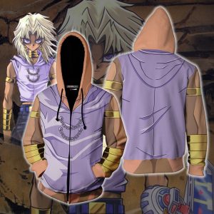 Yu-Gi-Oh! Marik Ishtar Cosplay Zip Up Hoodie Jacket