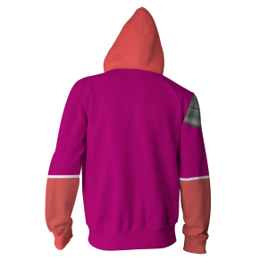 Captain Falcon Pink Cosplay Zip Up Hoodie Jacket