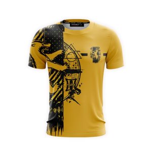 Quidditch Hufflepuff Harry Potter New Look Unisex 3D T-shirt