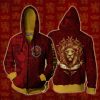 The Brave Gryffindor Harry Potter New Zip Up Hoodie