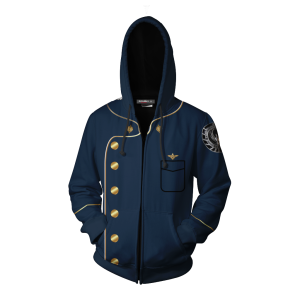 Battlestar Galactica Cosplay Zip Up Hoodie Jacket