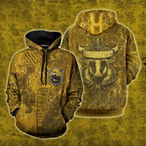 The Just Hufflepuff Harry Potter New 3D Hoodie