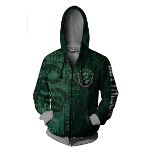 The Cunning Slytherin Harry Potter New Zip Up Hoodie