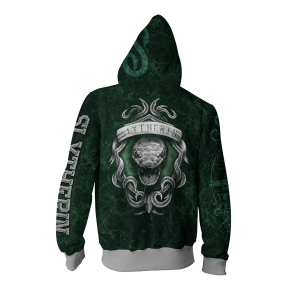 The Cunning Slytherin Harry Potter New Zip Up Hoodie