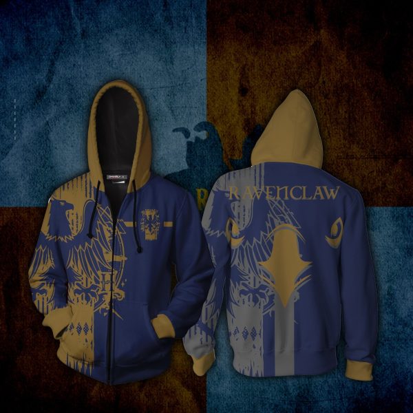 Quidditch Ravenclaw Harry Potter New Look Zip Up Hoodie