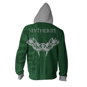 Quidditch Slytherin Harry Potter New Look Zip Up Hoodie