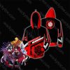 RWBY Ruby Rose Zip Up Hoodie