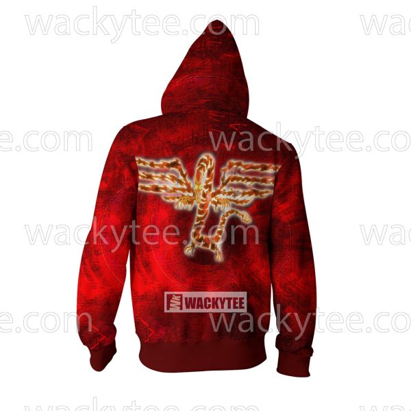 Yu-Gi-Oh! Crimson Dragon Zip Up Hoodie