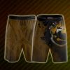 The Hufflepuff Badger Hogwarts Harry Potter Beach Short